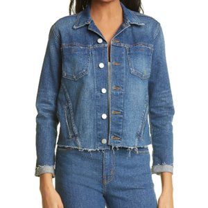 L'AGENCE Janelle Slim Jean Jacket Authentique XS #0160